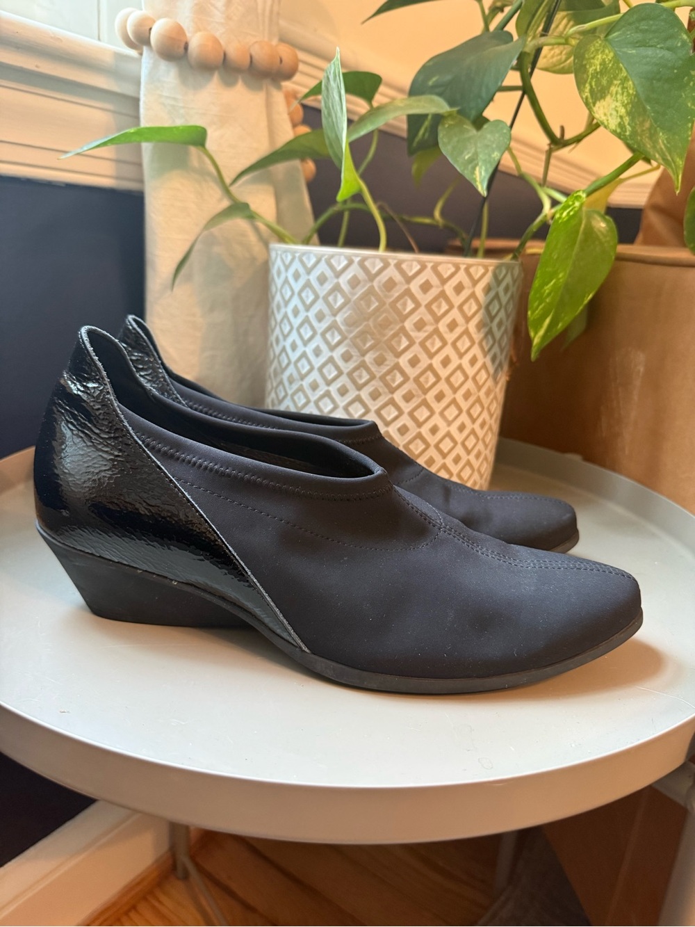 Arche 9.5 Designer Wedge Slip On Shoes Comfort Support Quality French Modern
